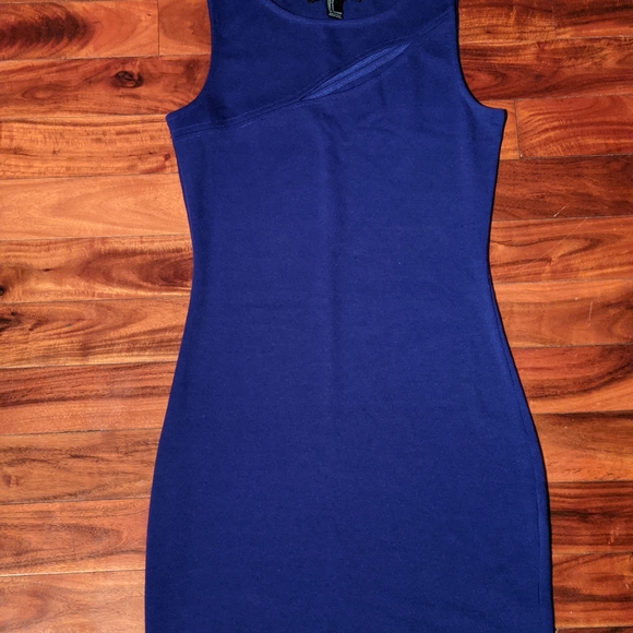 Forever 21 royal blue/purple bodycon dress - Picture 4 of 6
